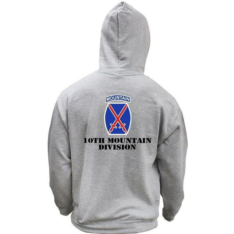 Army 10th Mountain Division Full Color Veteran Pullover Hoodie