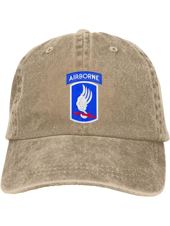 Army 173rd Airborne Dad Hat Baseball Unisex Baseball Adjustable Washed Cap