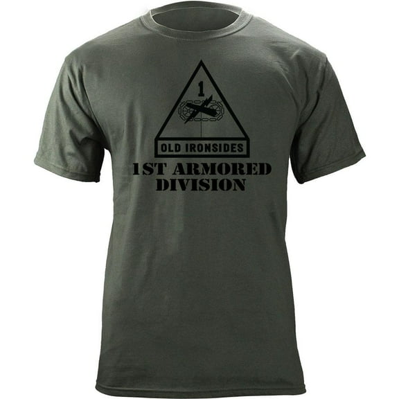 Army 1st Armored Division Subdued Veteran T-Shirt