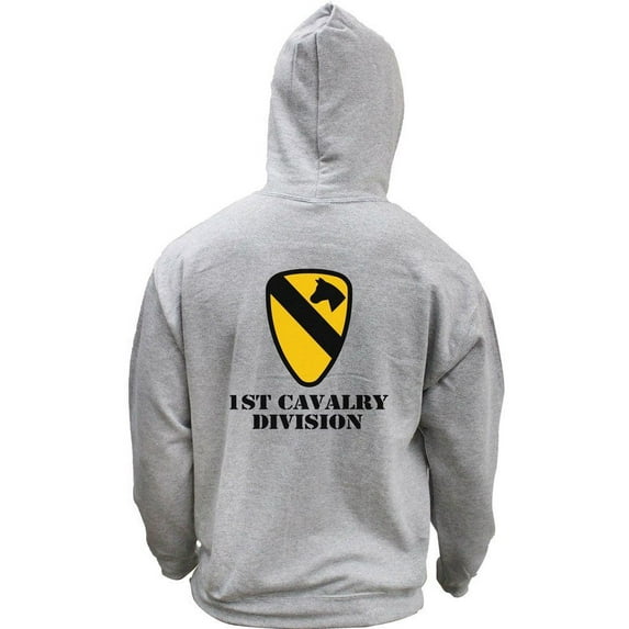 Army 1st Cavalry Division Full Color Veteran Pullover Hoodie