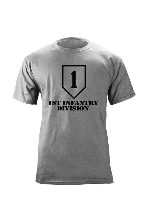 Army 1st Infantry Division Subdued Veteran T-Shirt