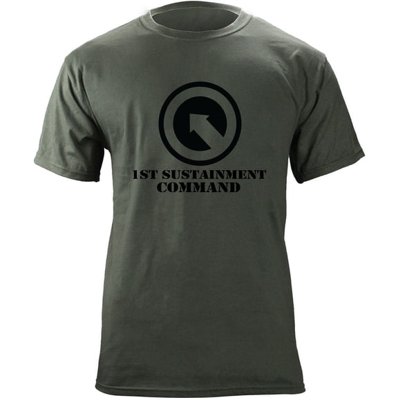 Army 1st Sustainment Command Subdued Veteran T-Shirt
