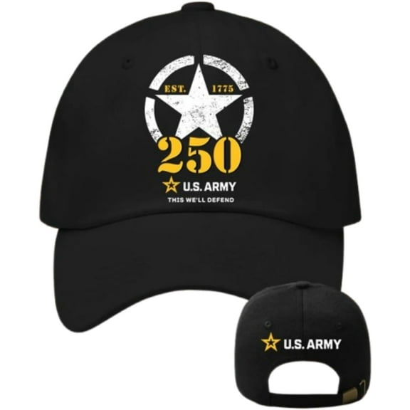 Army 250Th Anniversary Hat This We'Ll Defend Est 1775 Dd-214 Baseball Cap Unisex