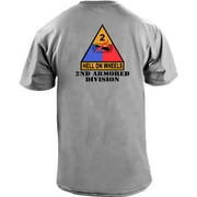 Army 2nd Armored Division Full Color Veteran T-Shirt
