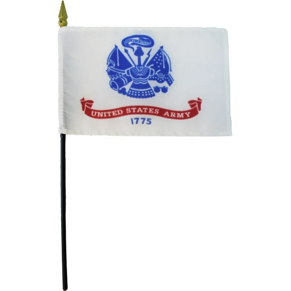 Army - 4"X6" Stick Flag