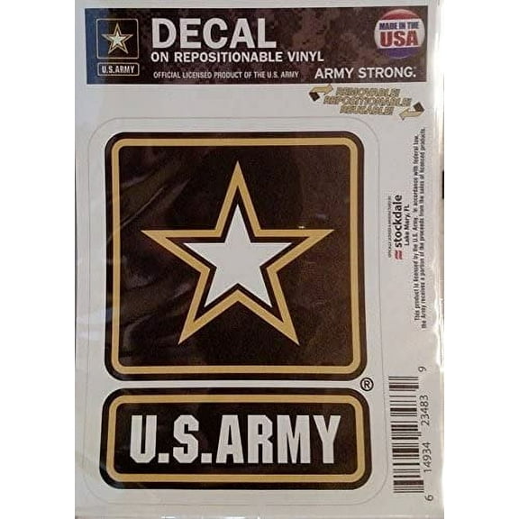 Army 5"x7" REUSABLE Auto Home Vinyl Decal Sticker United States Military