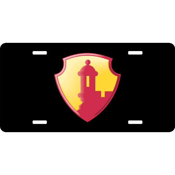 Army 65th Reserve Command License Plate