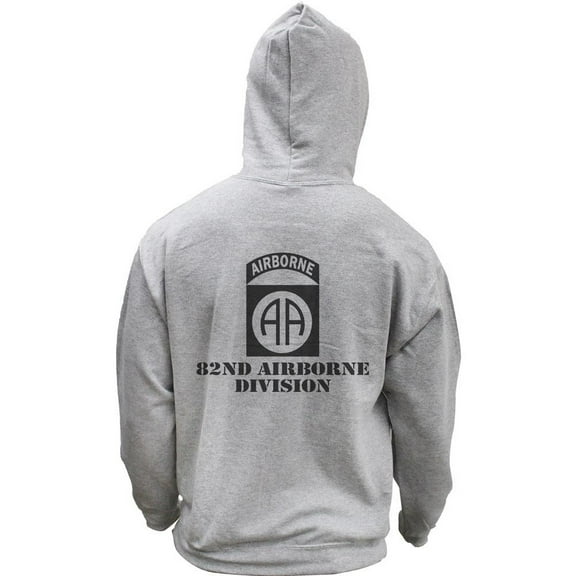 Army 82nd Airborne Subdued Veteran Pullover Hoodie