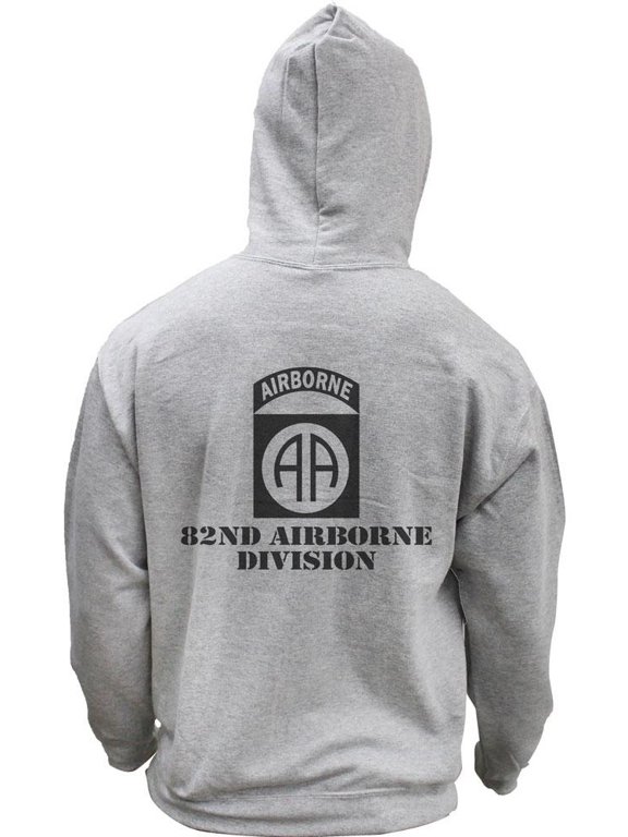 Army 82nd Airborne Subdued Veteran Pullover Hoodie
