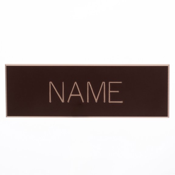 Army AGSU Brown Custom Name Plate