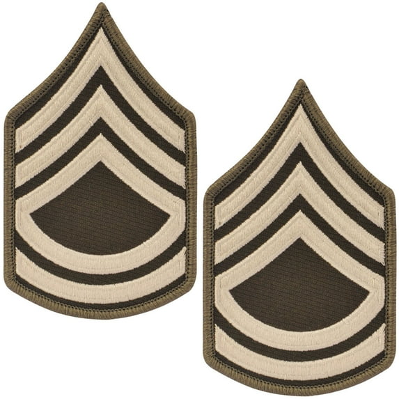 Army AGSU Sgt. 1st Class SFC E-7 Cloth Rank Female Sew On