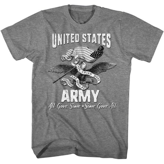 Army All Gave Some Graphite Heather Adult T-Shirt