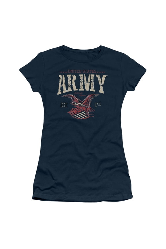 Army Arch S/S Junior Women's T-Shirt Sheer Navy