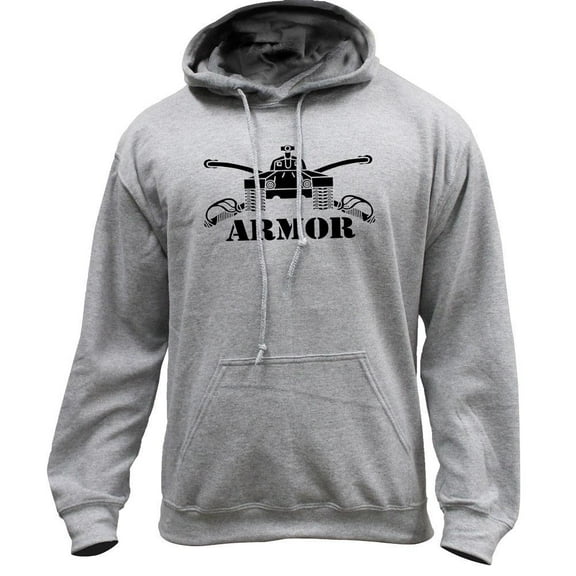 Army Armor Branch Insignia Military Veteran Pullover Hoodie Sweatshirt