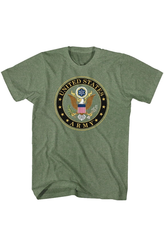 Army Army Seal Military Green Heather Adult T-Shirt