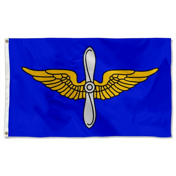 Army Aviation Branch Plain Flag 3x5Feet Military Banner with 2 Brass Grommets