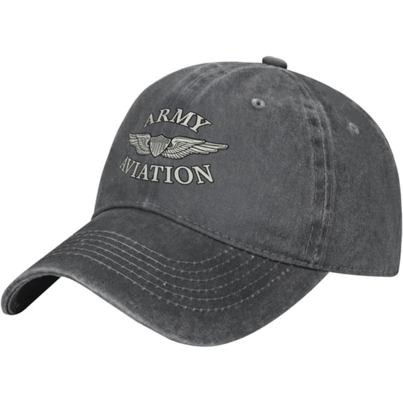 Army Aviation with Aircrew Wing Unisex Baseball Cap Adjustable Dad Hat Denim Hat Trucker Hat