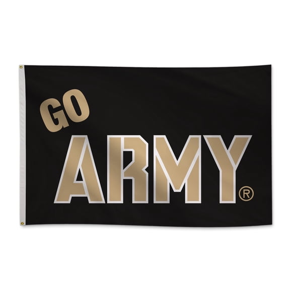 Army Black Knights 5' x 8' College Sports Printed Flag - NCAA Licensed - Nylon - School Banner (Black, White, Gold)
