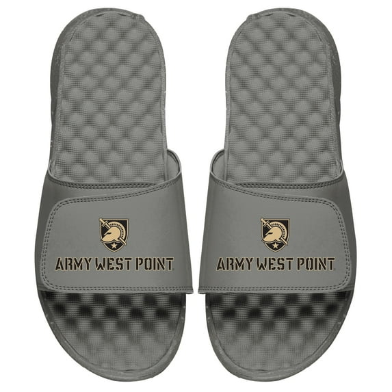 Army Black Knights ISlide Secondary Logo Slide Sandals - Gray