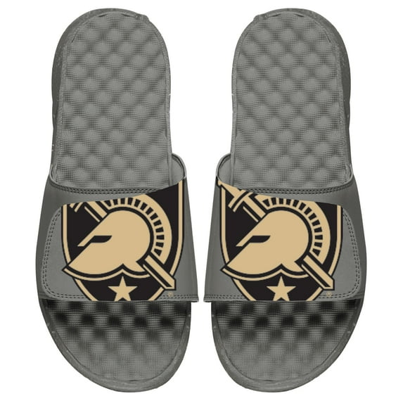Army Black Knights ISlide Youth Oversized Primary Logo Slide Sandals - Gray