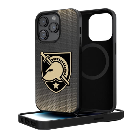 Army Black Knights Linen Logo iPhone Magnetic Bump Case