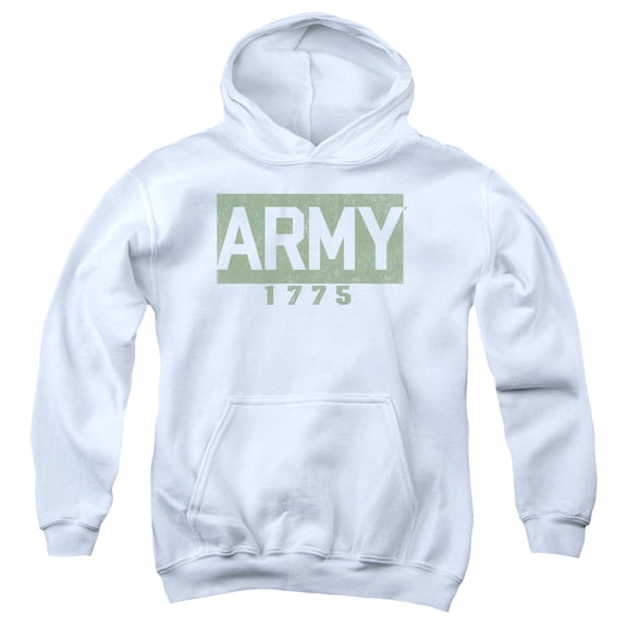 Army - Block - Youth Hooded Sweatshirt - Medium