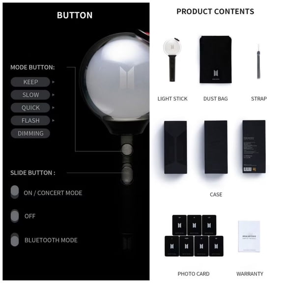 Army Bomb Light Stick Ver3 Special Edition Bluetooth Lightstick