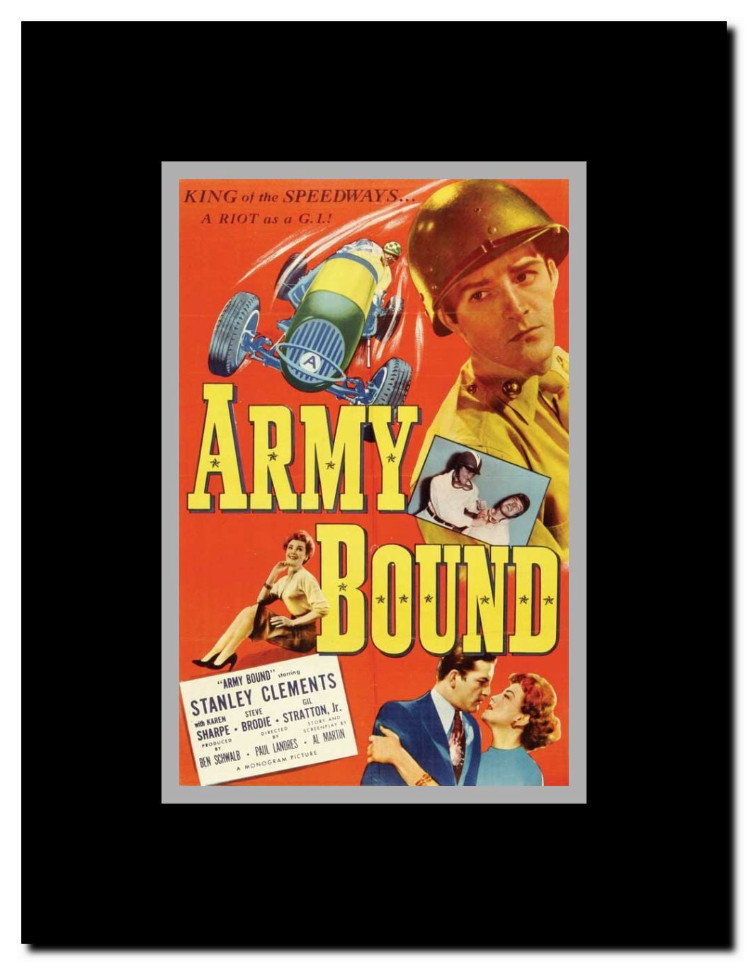 Army Bound Framed Movie Poster