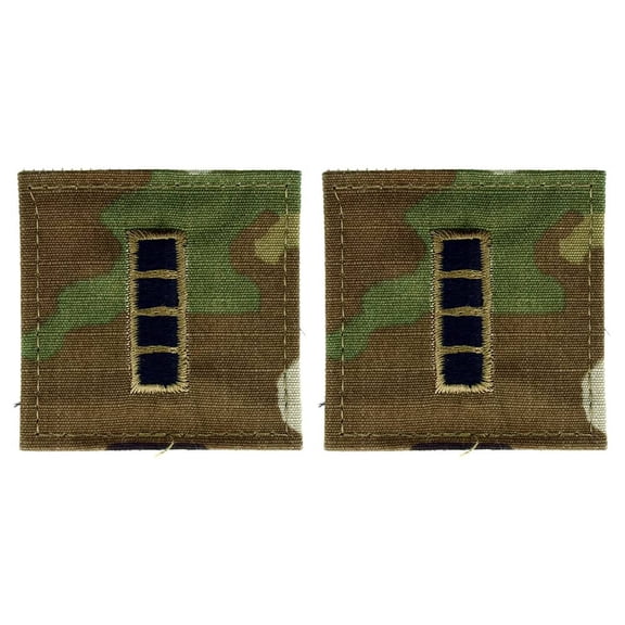 Army CW4 Chief Warrant Officer 4 Rank OCP Patch 2x2 with Hook Fastener