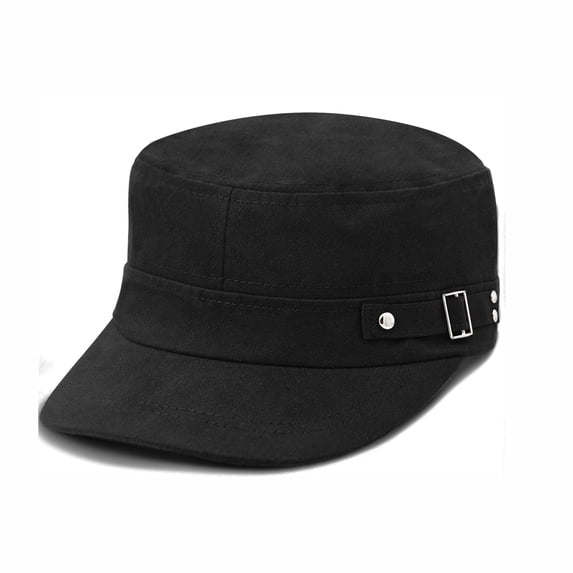 Army Cadet Cap for Men Women Military Flat Top Cap Unisex Basic Baseball Cap