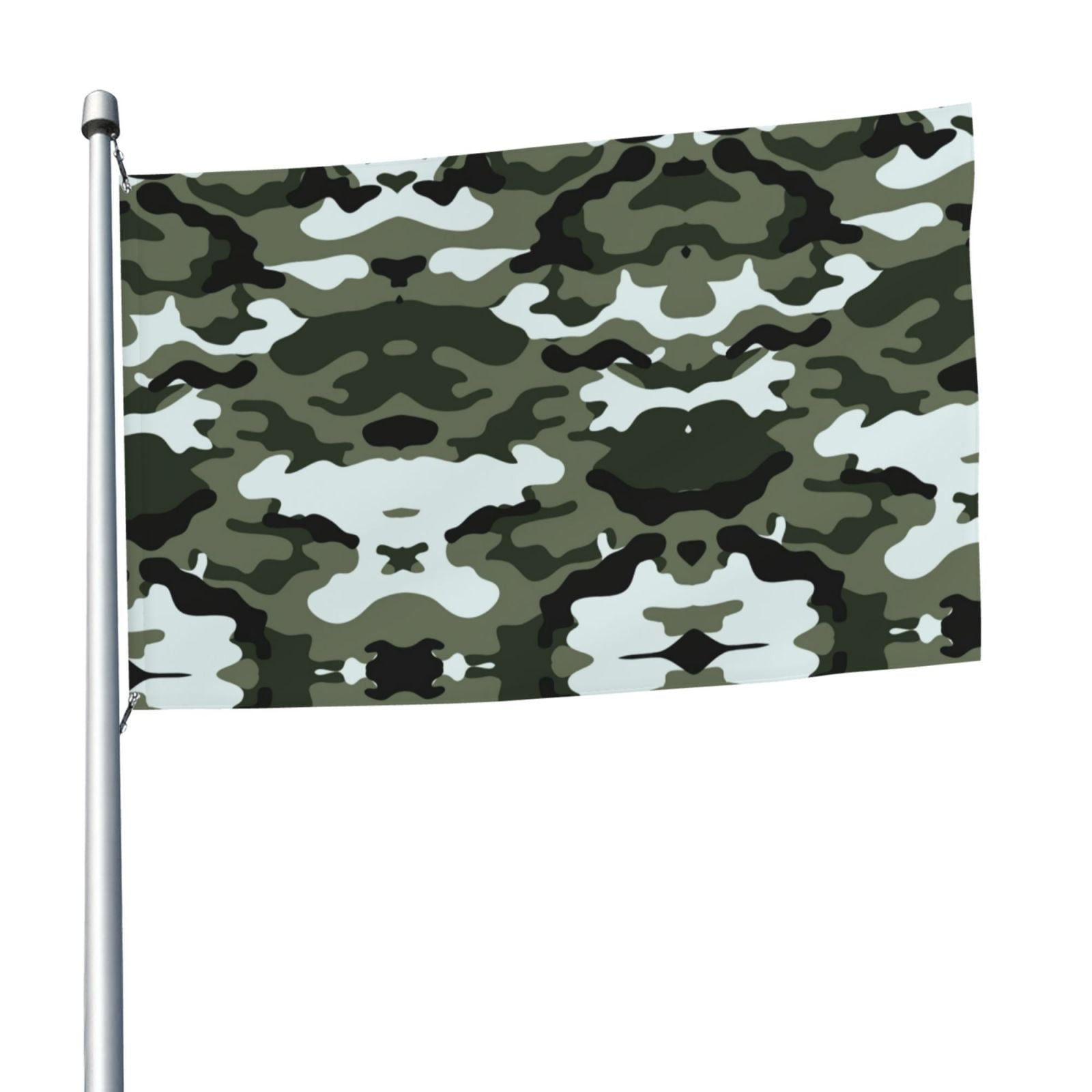 Army Camouflage Flag 5x8 Ft Print Vivid Color Outdoors Indoors Light ...