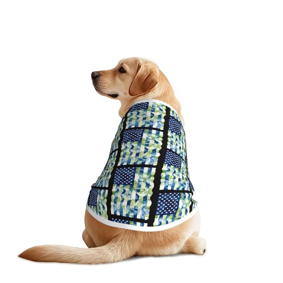 Army Camouflage Flag Dog T Shirts Vest for Dogs Fit - Spring, Summer, Fall Wear for Large Breed 3X-Large