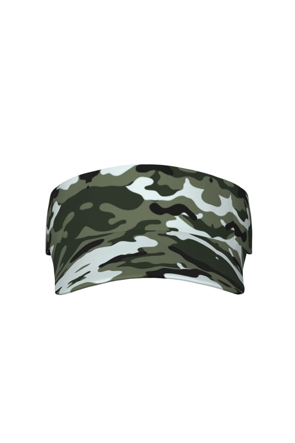 Army Camouflage Sports Sun Visor Hats Adjustable Sun Visor Caps For Women And Men