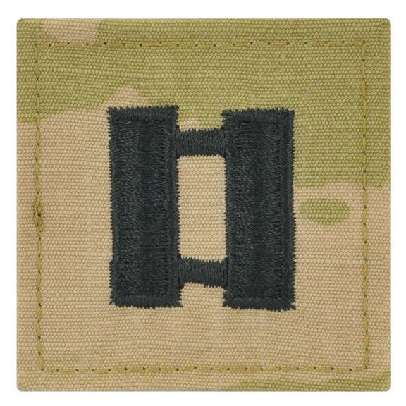 Army Captain Rank OCP/Scorpion with Hook and Loop