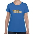 thumbnail image 1 of Army Chick Word Play Graphic Women Royal Blue T-Shirt, Female Large, 1 of 4