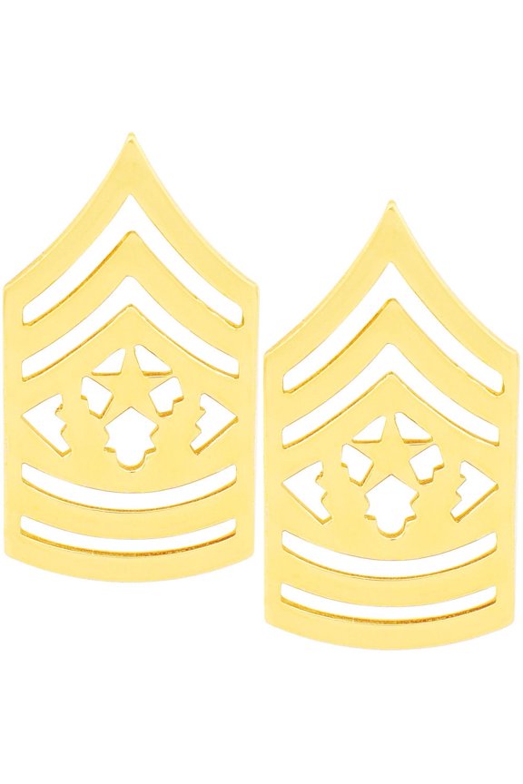 Army Command Sergeant Major Rank Pin