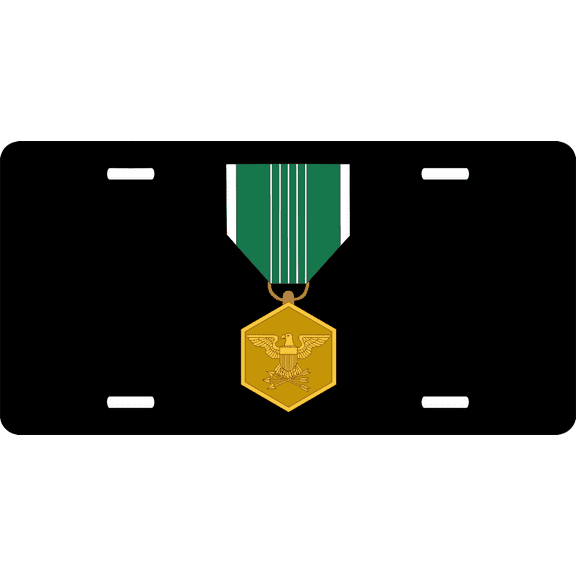 Army Commendation Medal License Plate