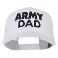 thumbnail image 1 of Army Dad Embroidered Cotton Twill Mesh Cap - White OSFM, 1 of 5