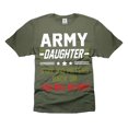thumbnail image 1 of Army Daughter Shirt Funny Daughter Tee Shirt US Military Shirts Womens Unisex Tee (3X-Large Military Green), 1 of 6