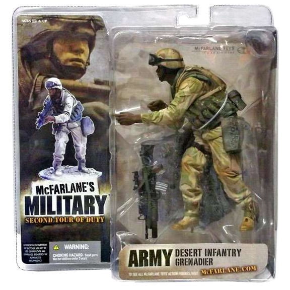Army Desert Infantry Grenadier Action Figure Random Ethnicity
