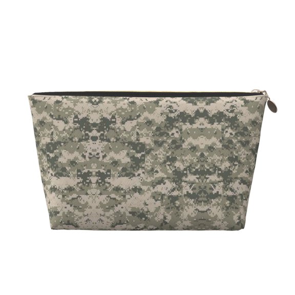 Army Digital Camouflage Handbag Purse Tote Organizer Zipper Closure Cosmetic Pouch Bag For Travelling