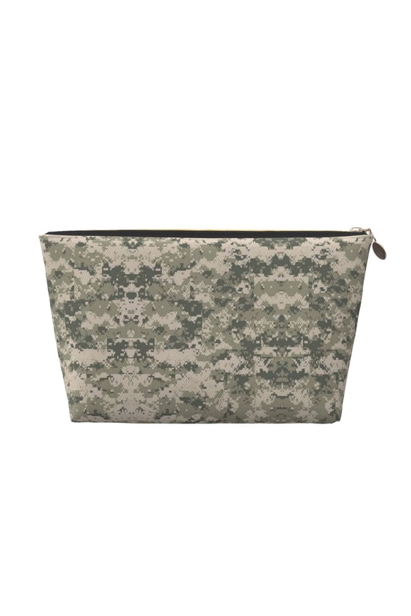 Army Digital Camouflage Handbag Purse Tote Organizer Zipper Closure Cosmetic Pouch Bag For Travelling