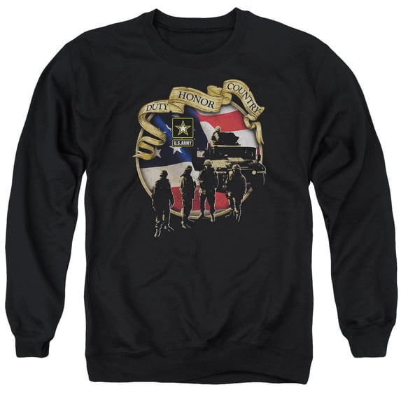Army - Duty Honor Country - Crewneck Sweatshirt - Large