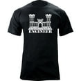 thumbnail image 1 of Army Engineer Branch Insignia Engineering Veteran T-Shirt, 1 of 1