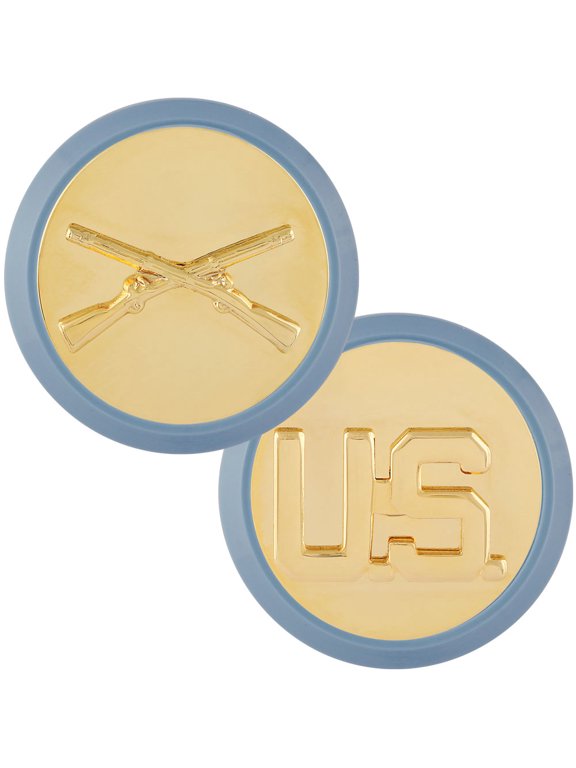 Army Enlisted Infantry with Blue Disk
