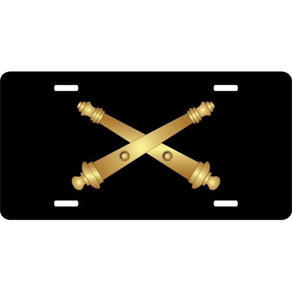 Army Field Artillery License Plate