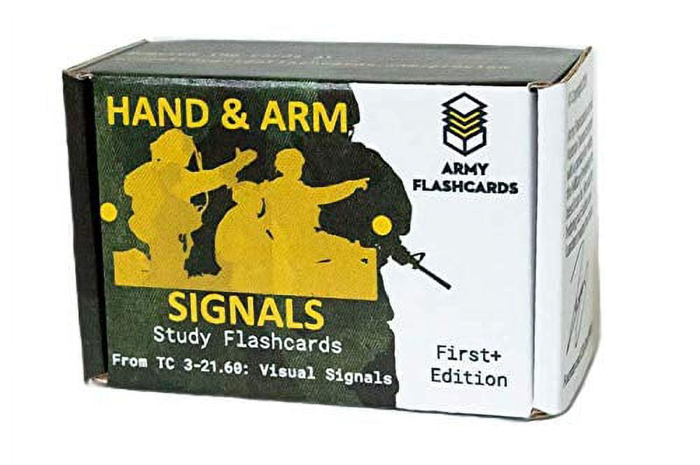 Army Flashcards Military Hand and Arm Signals 100 of The Most