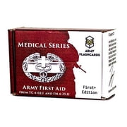 Army Flashcards - Military Medical Series: Army First Aid | 100 of The Most Important Emergency Medical Concepts | from The Army TC 4-02.1 and Field Manual 4-25.11: First Aid | Made in USA