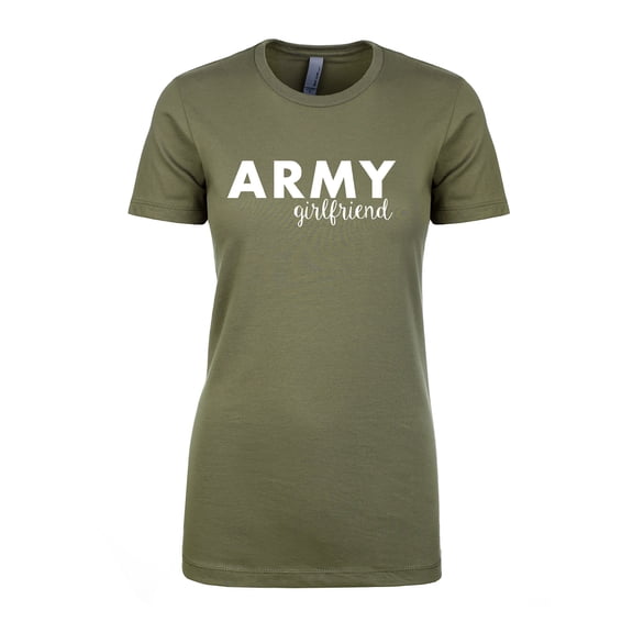 Army Girlfriend Womens crewneck tee