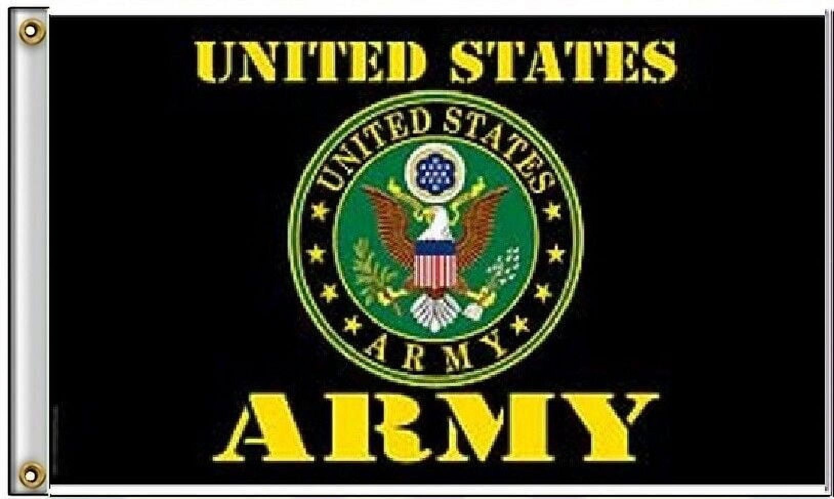 ANT Enterprises 3' x 5' 150D Polyester Army Symbol Outdoor Flag, UV ...